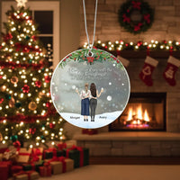 A Companion Represents the Divine Arrangement - Personalized Friendship Christmas Ornament